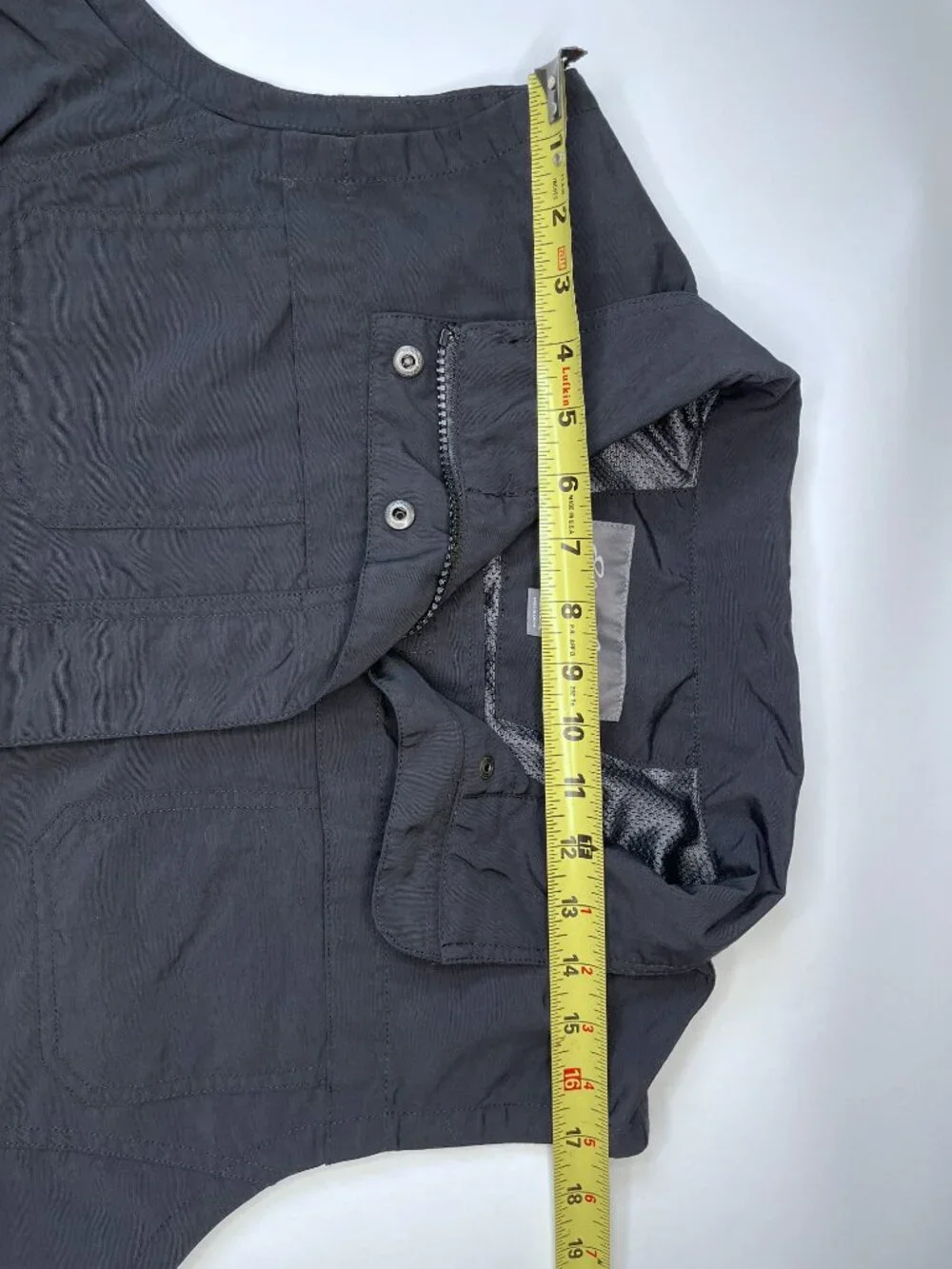 Eddie Bauer Utility Vest Womens 2XL Black Cargo Pocket Outdoor Performance - Picture 10 of 11